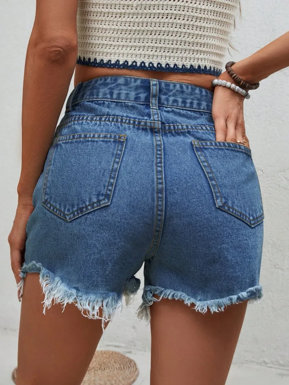 RoughCut Denim Shorts
