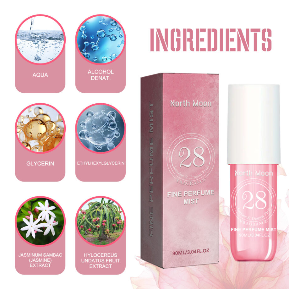 Jasmine And Dragon Fruit Perfume Spray