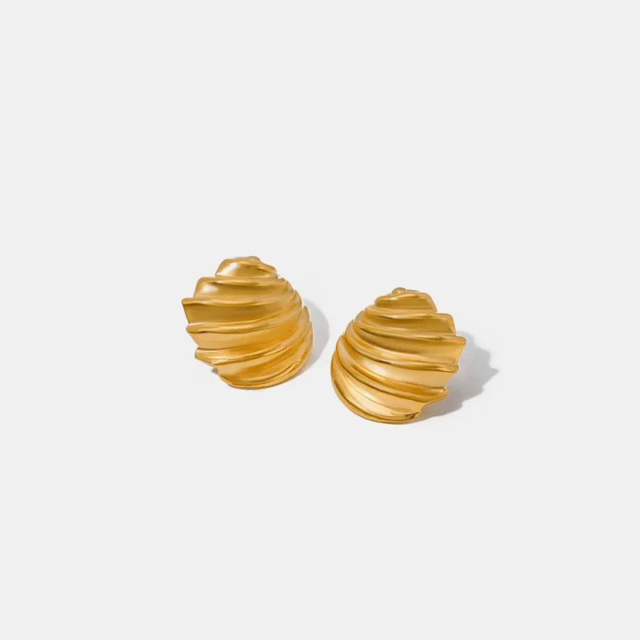 ShellAura Stud Earrings