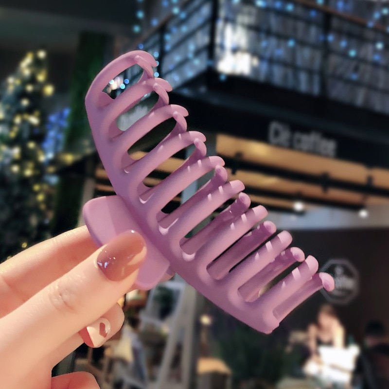 Korean Luxe Solid Hair Claws