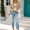 Starry Vibes Dropped Shoulder Sweater