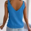 Scoop Cable Knit Vest