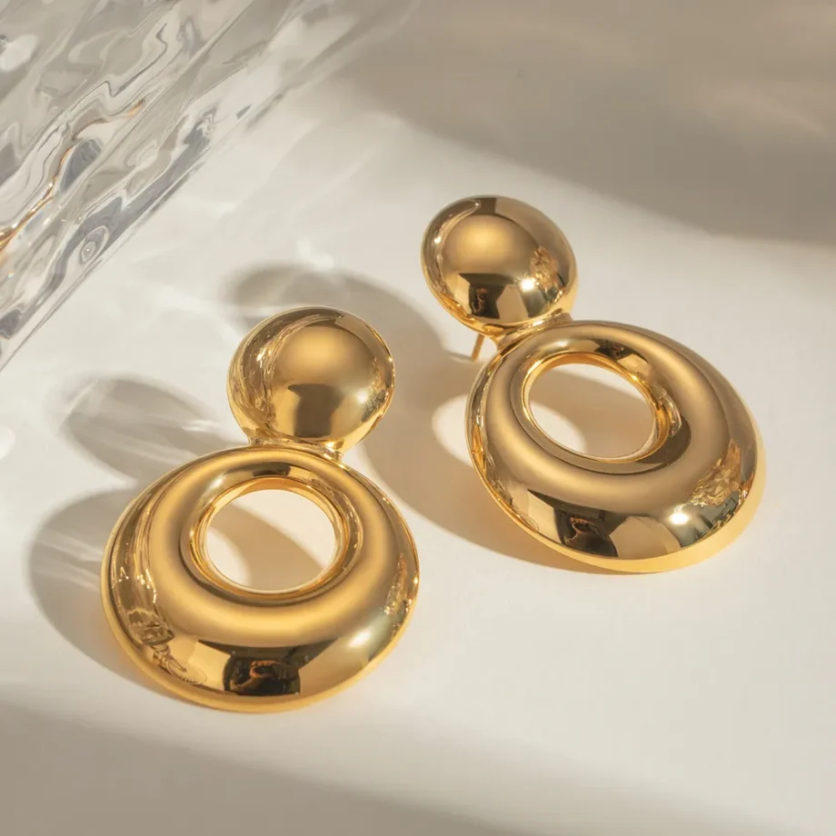 GoldenCut Earrings