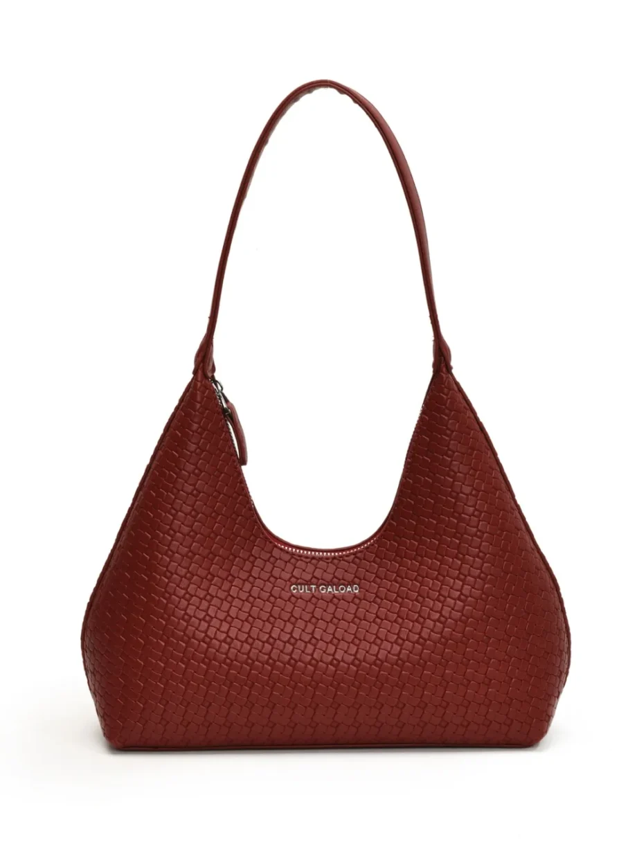 Moonlit Leather Shoulder Bag