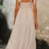 BohoSmocked Tiered Dress
