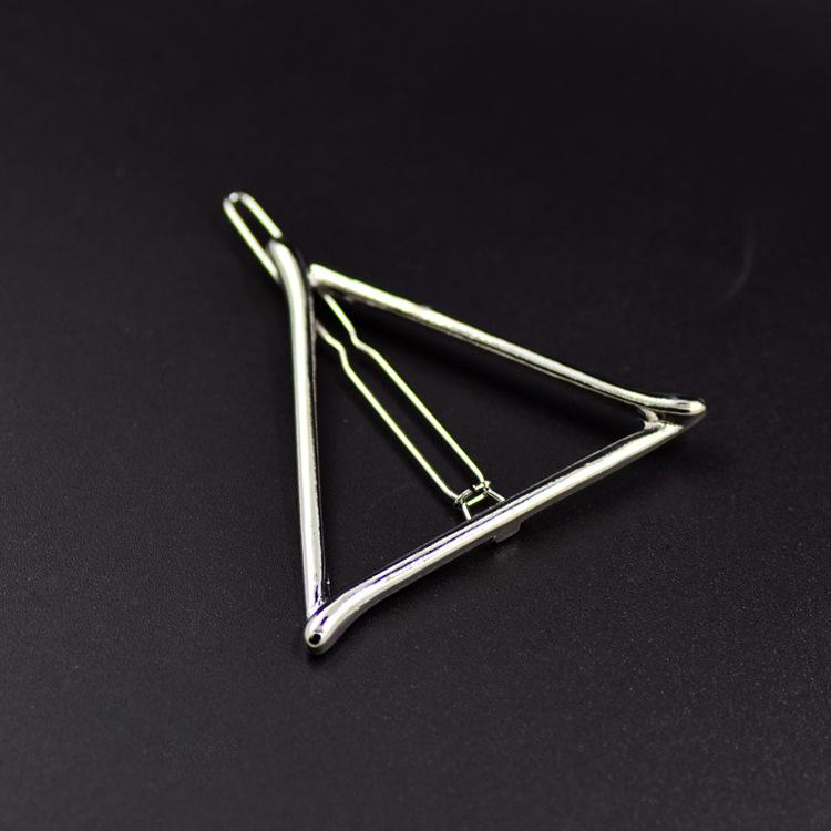 Minimalist Hollow Triangle Hair Clip