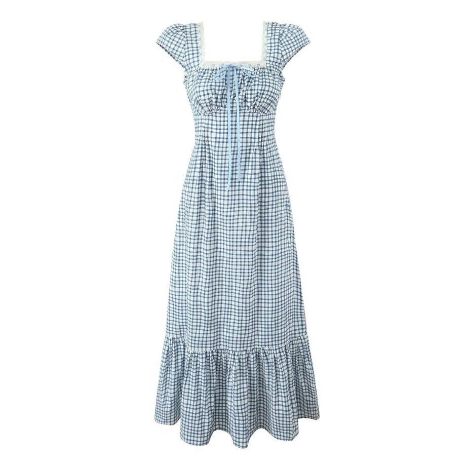 Vintage plaid camisole Jumpsuit