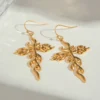 Eternal Grace Cross Earrings
