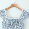 Vintage plaid camisole Jumpsuit