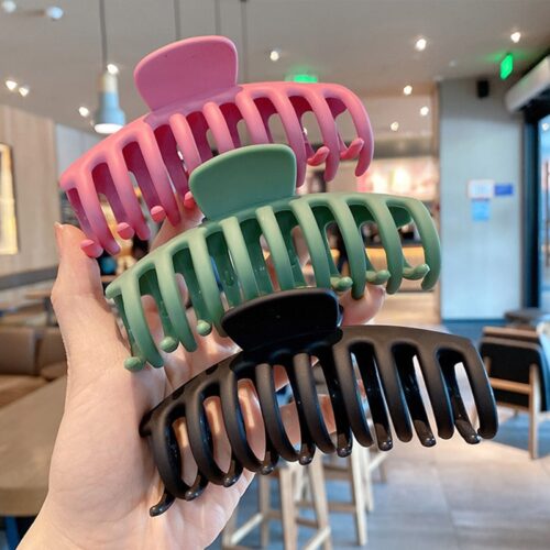 Korean Luxe Solid Hair Claws