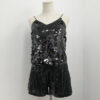 Sequin camisole top