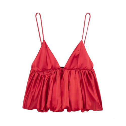 Camisole puffy top