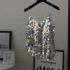 Sequin camisole top