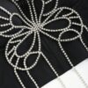 Three-dimensional butterfly hand-beaded tassel camisole
