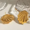 Coastal Charm Shell Studs