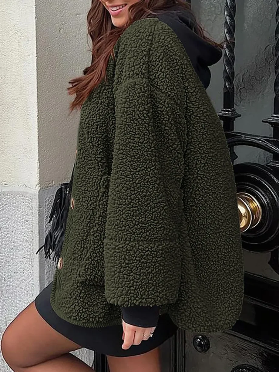 Plush Lambskin Winter Coat