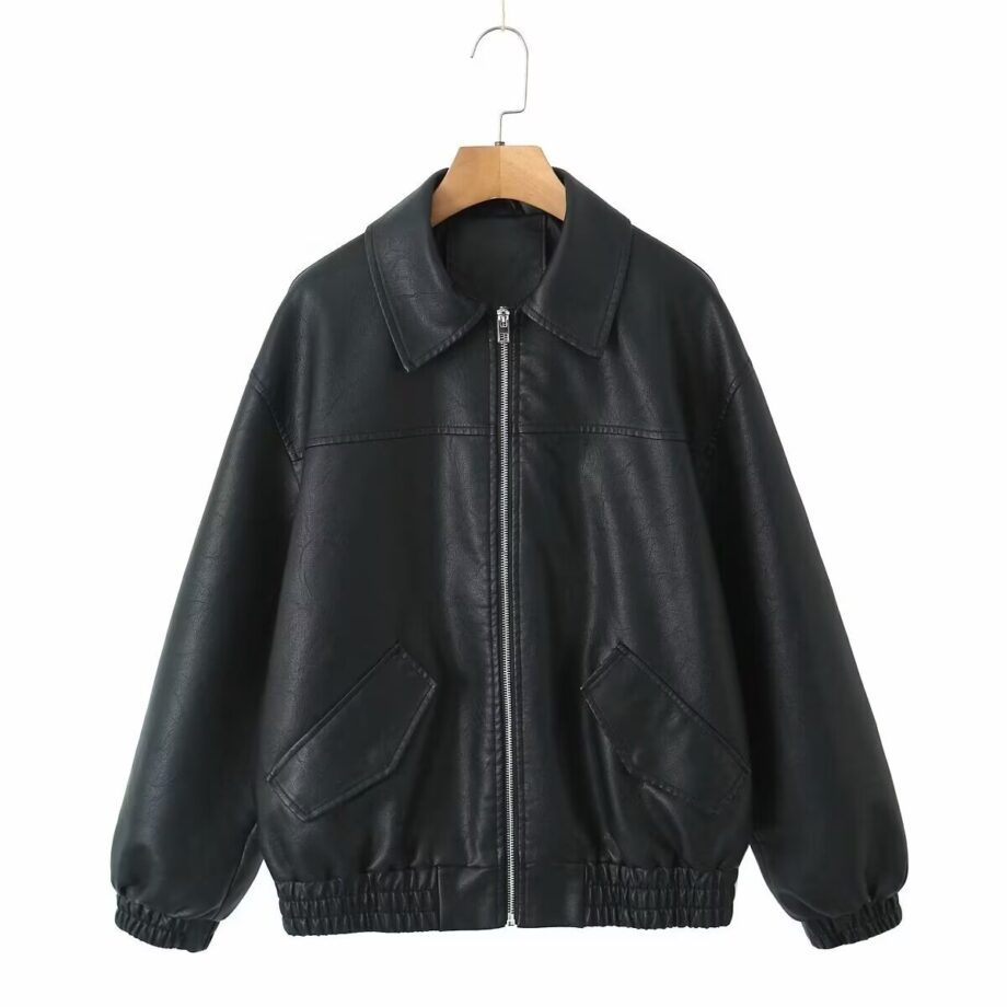 VintageWashed Leather Jacket
