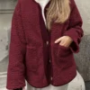Plush Lambskin Winter Coat