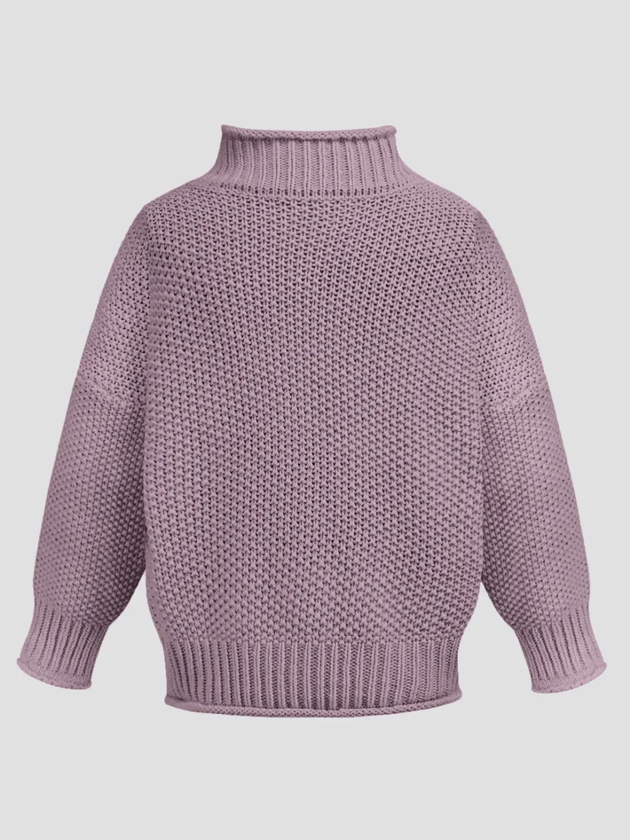 Cozy Turtleneck Knit Sweater
