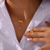 GoldenBow Pendant