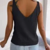 Scoop Cable Knit Vest
