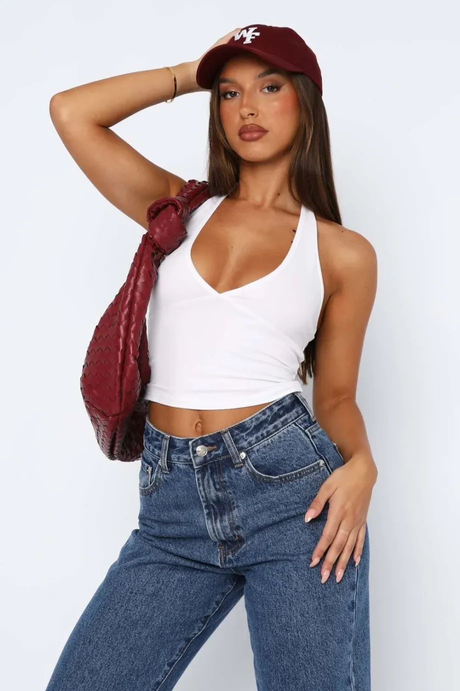 Halter Luxe Cropped Cami