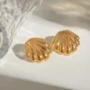 Coastal Charm Shell Studs