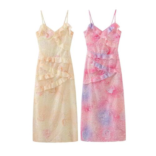 Long dress with camisole