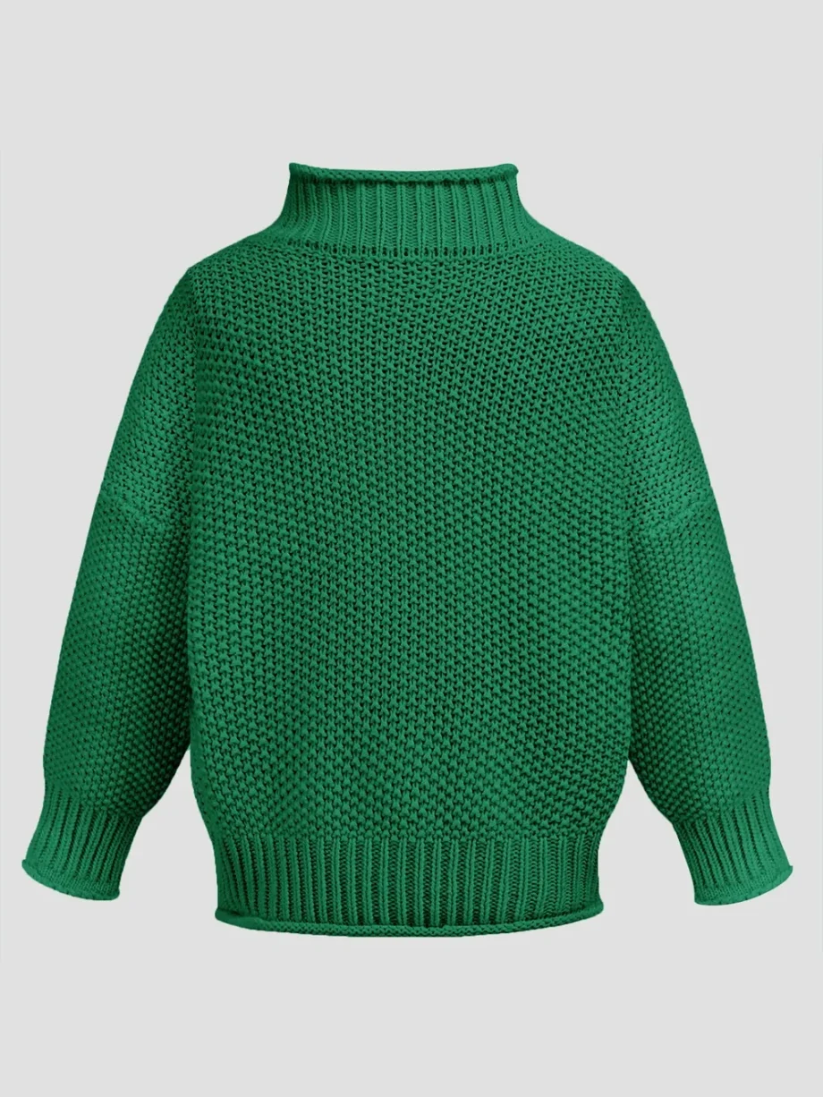 Cozy Turtleneck Knit Sweater