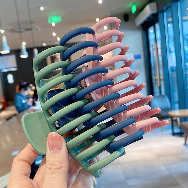 Korean Luxe Solid Hair Claws