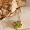 Lucky Charm Clover Necklace