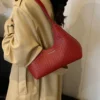 Moonlit Leather Shoulder Bag