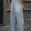 Sunwashed Wide-Leg Jeans