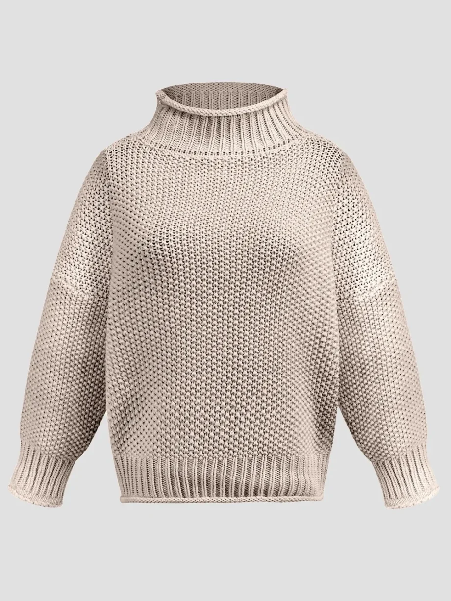 Cozy Turtleneck Knit Sweater