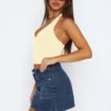 Halter Luxe Cropped Cami
