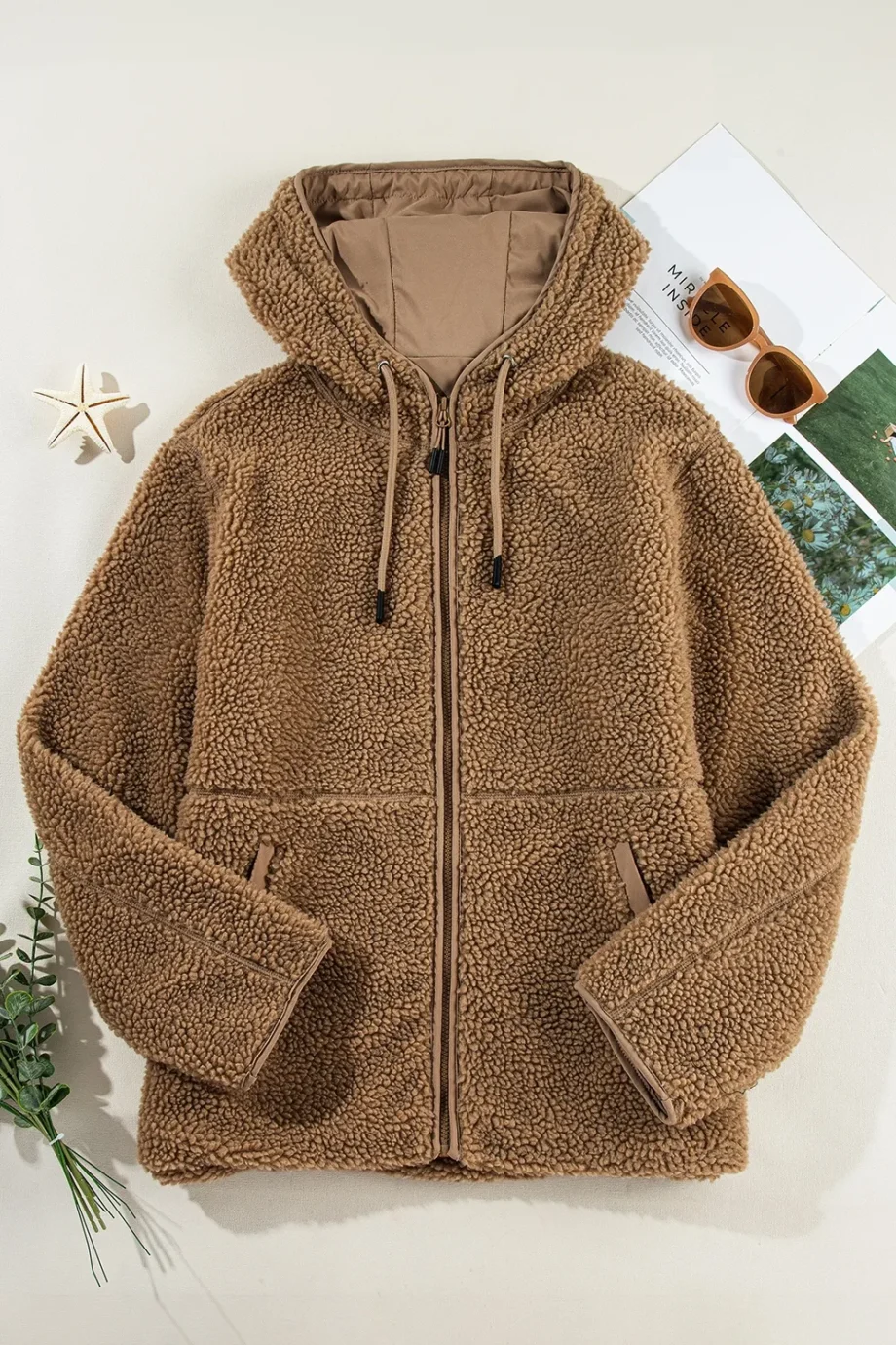 Fleece Hooded Jacket