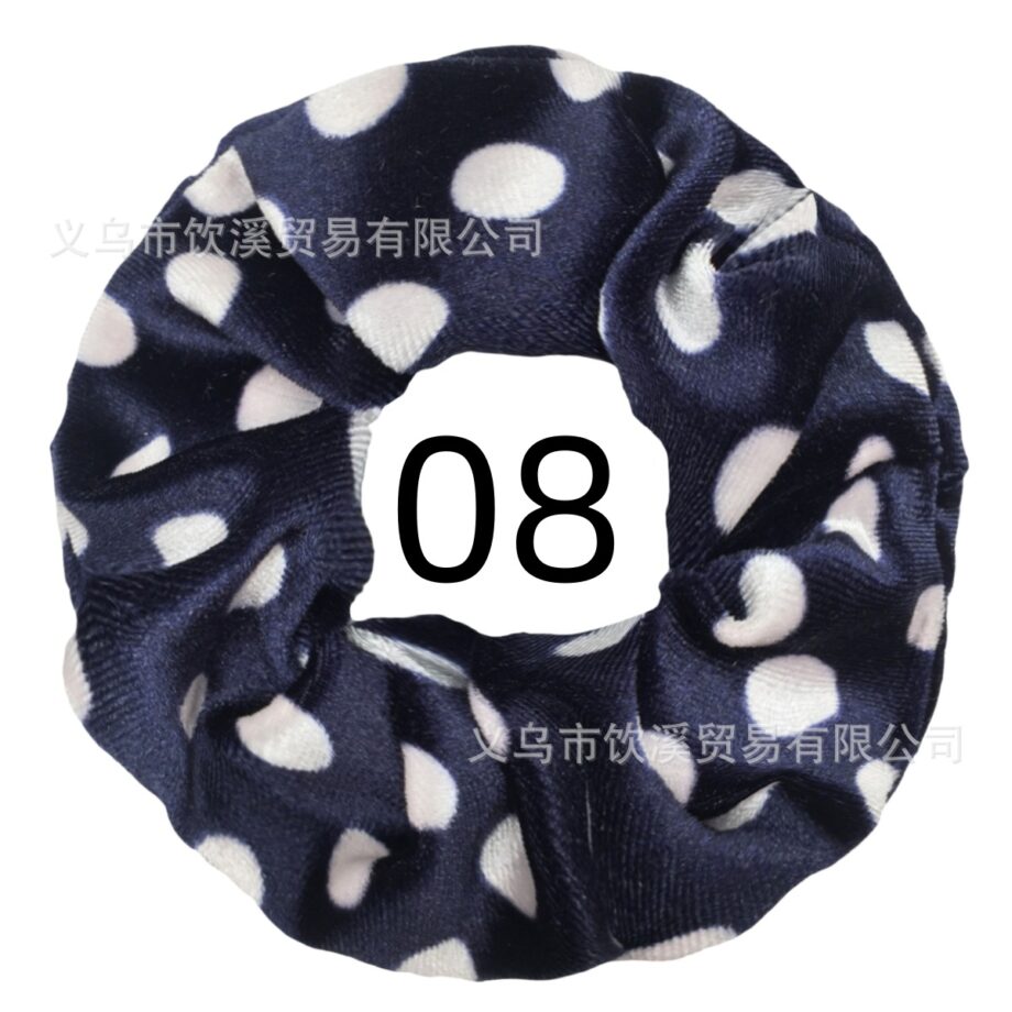 Wild Style Leopard Print Scrunchy