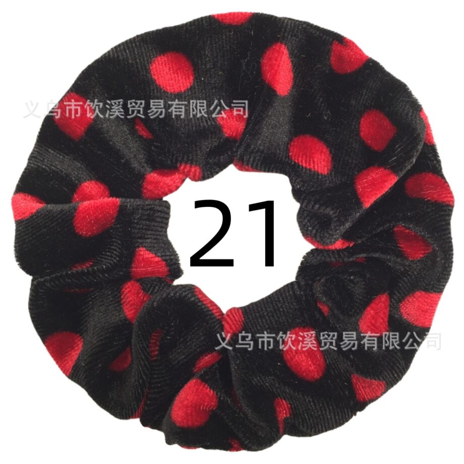 Wild Style Leopard Print Scrunchy