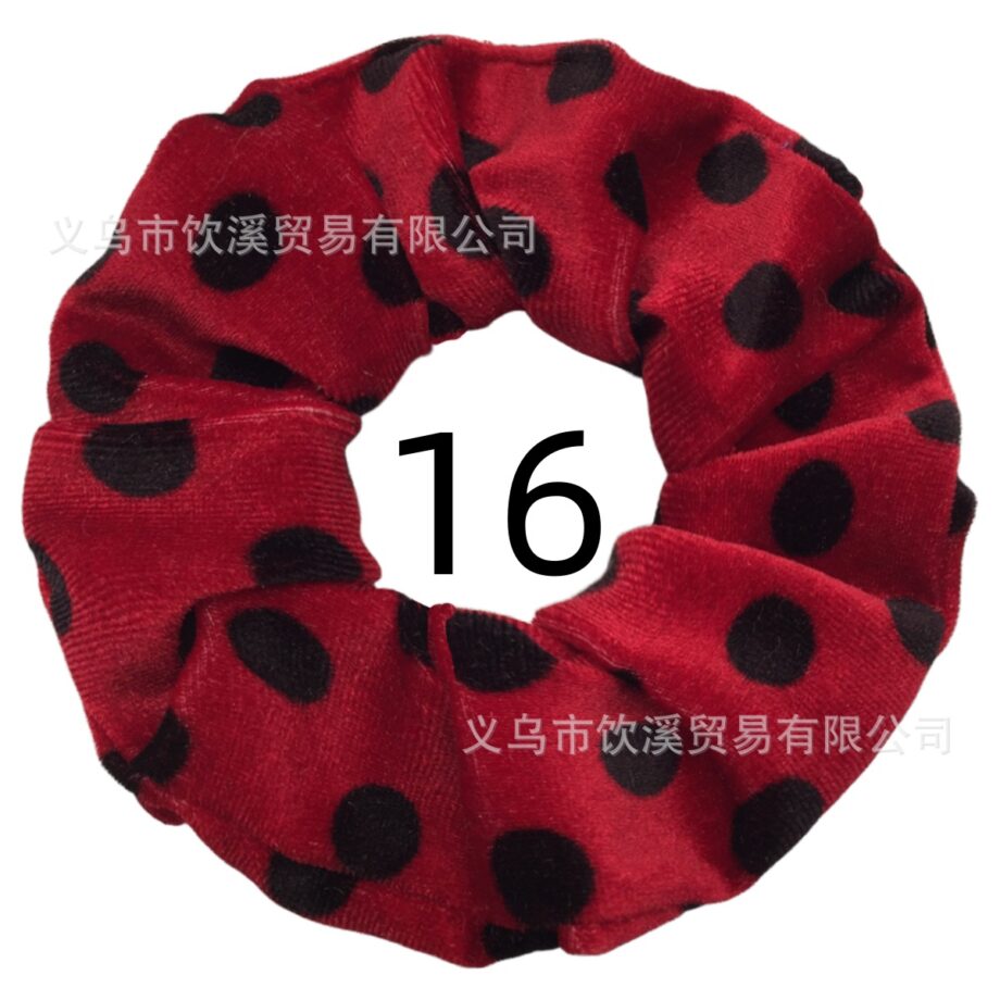 Wild Style Leopard Print Scrunchy