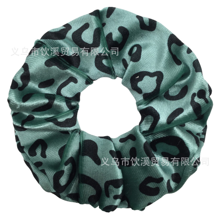 Wild Style Leopard Print Scrunchy