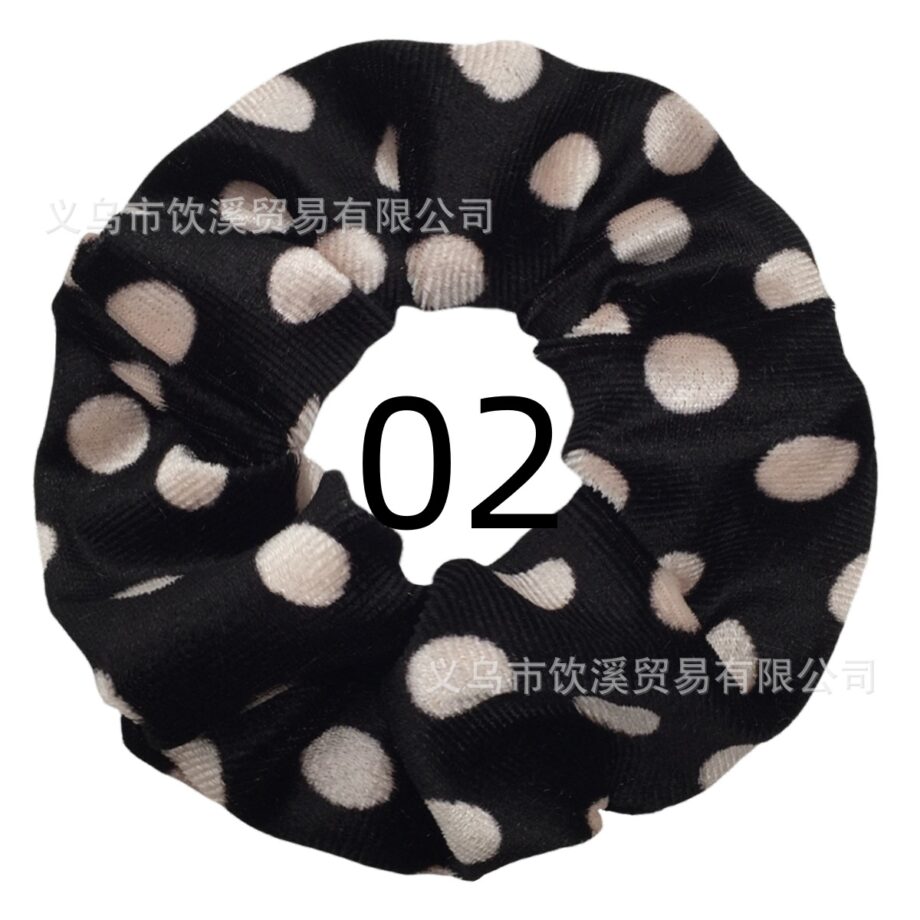 Wild Style Leopard Print Scrunchy