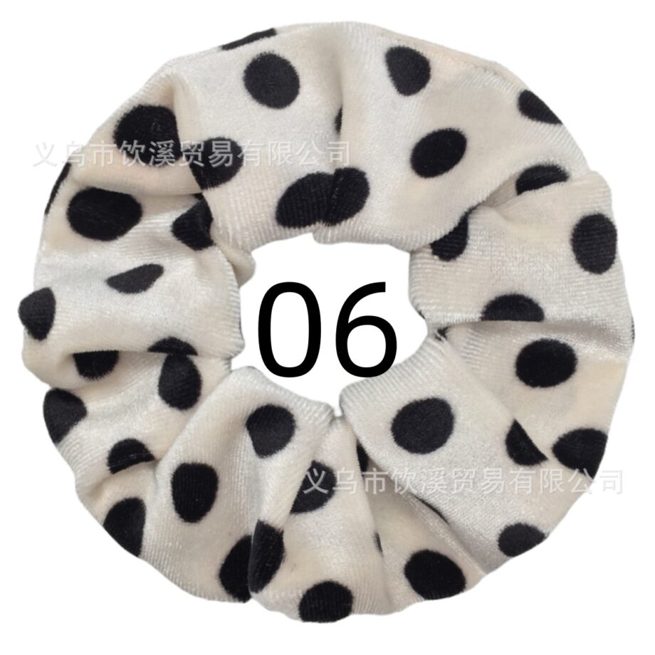Wild Style Leopard Print Scrunchy