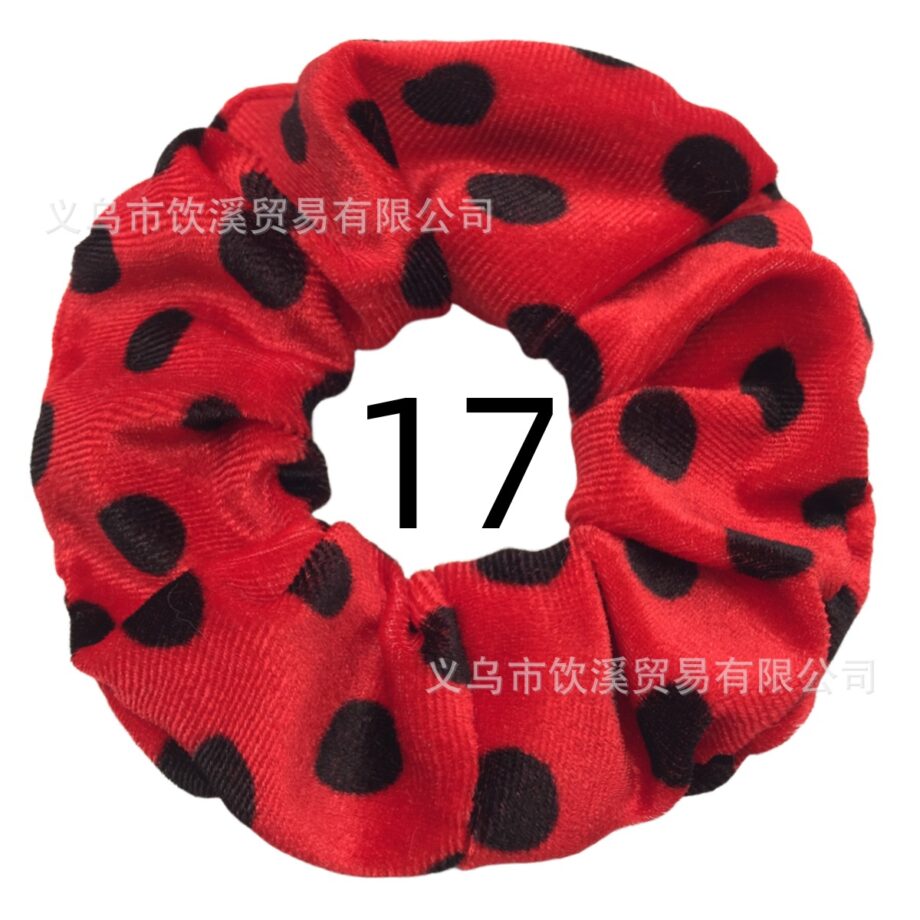 Wild Style Leopard Print Scrunchy