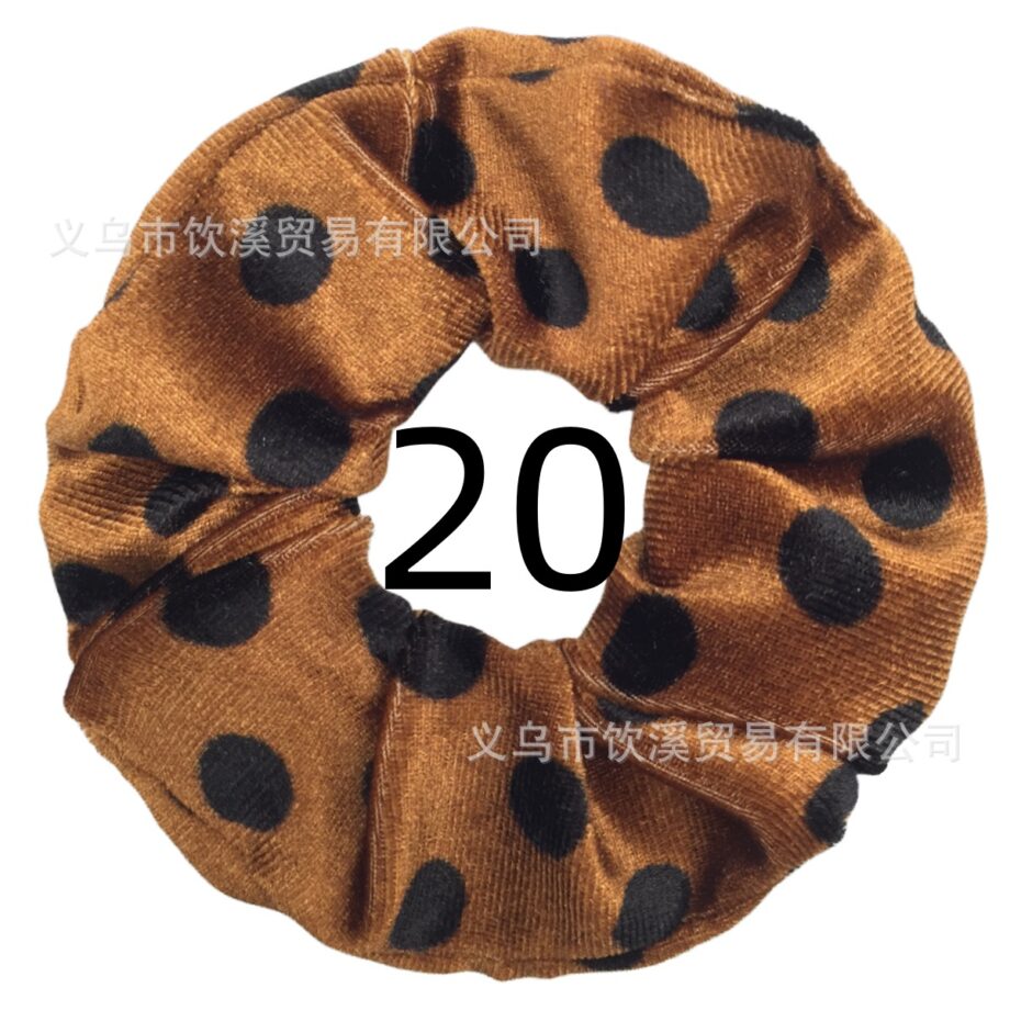 Wild Style Leopard Print Scrunchy