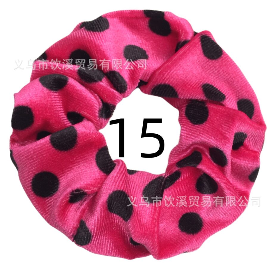 Wild Style Leopard Print Scrunchy