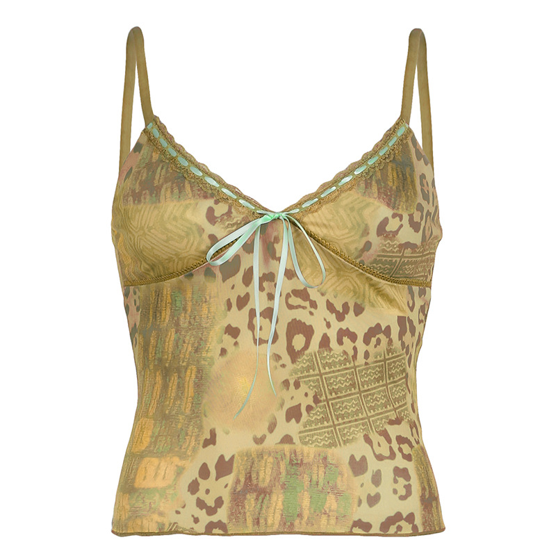 Retro print Slim-fit Top