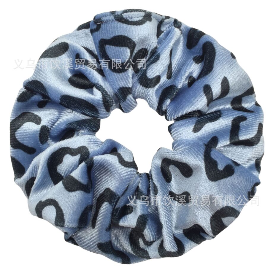 Wild Style Leopard Print Scrunchy